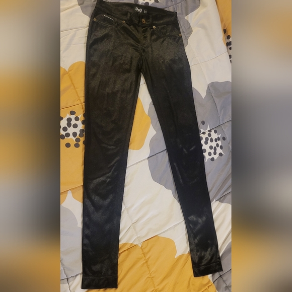 Dolce Gabbana Satin Shimmery Leggings Pants - Picture 1 of 11